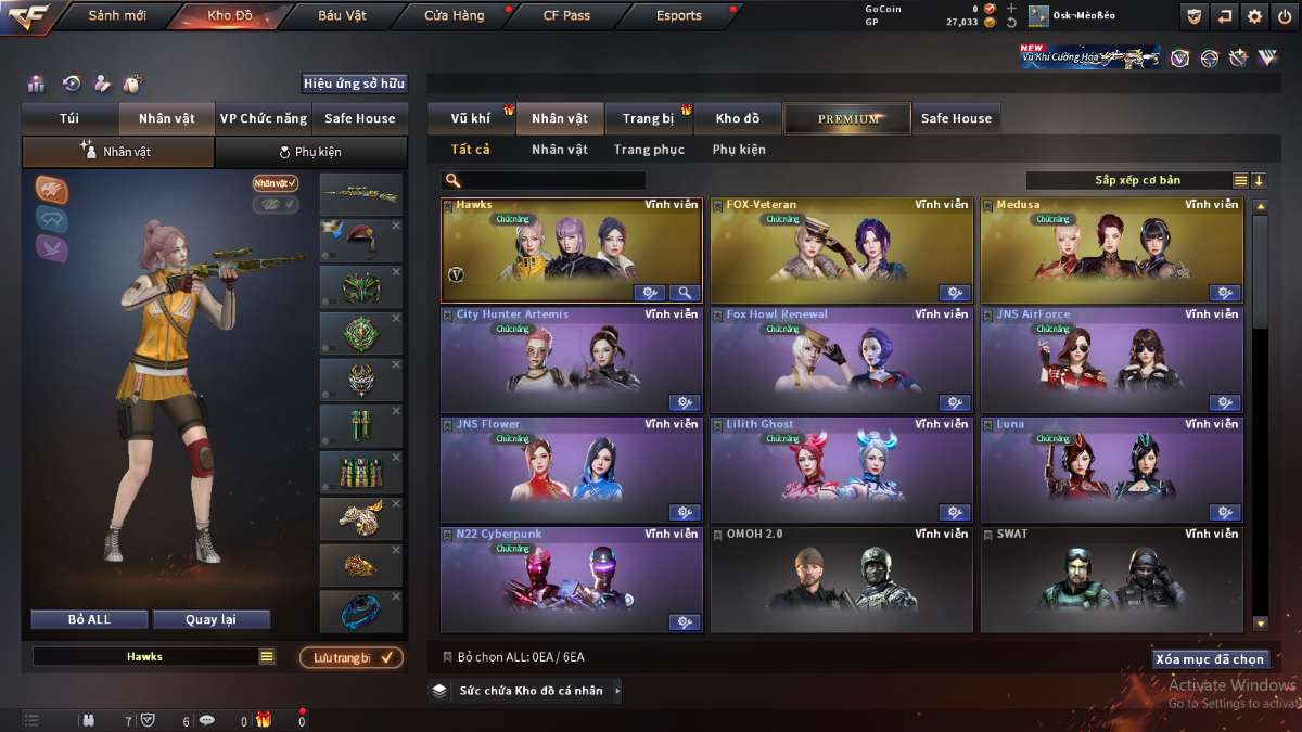 shop acc cf uy tin gia re